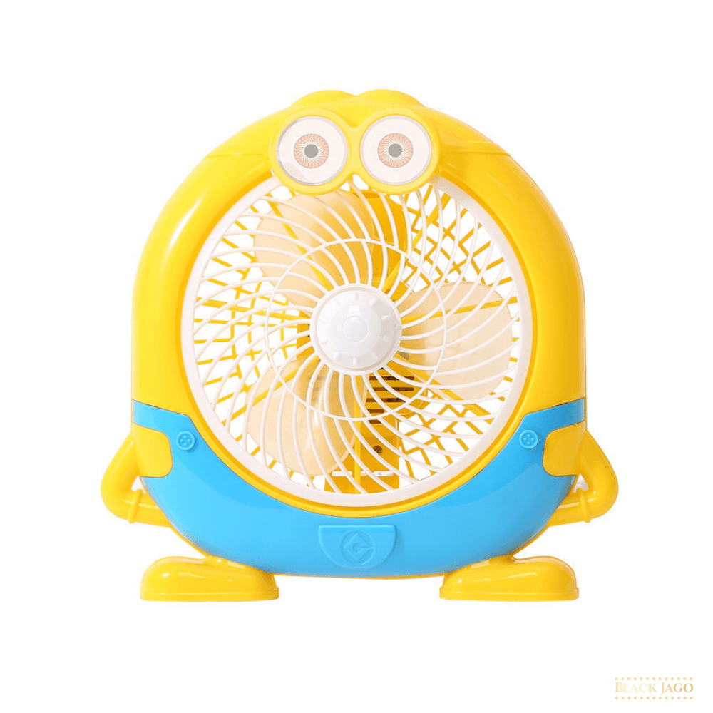 Ventilador BlackJago Minion 20W, 2 velocidades, amarillo