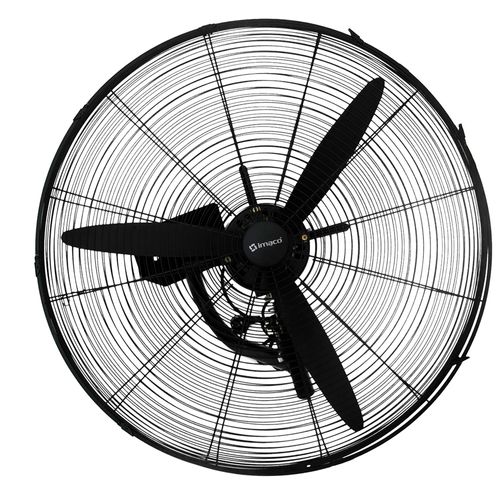 Ventilador semi industrial de pared Imaco 220W, 3 velocidades, negro