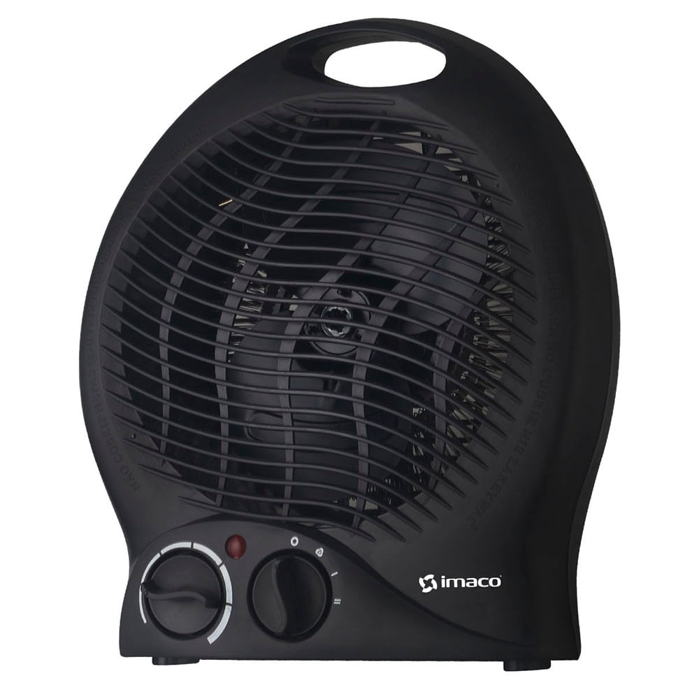 Imagen 2 del producto Termoventilador portátil Imaco, 2000w, 2 niveles de calentamiento, negro -  NF15C