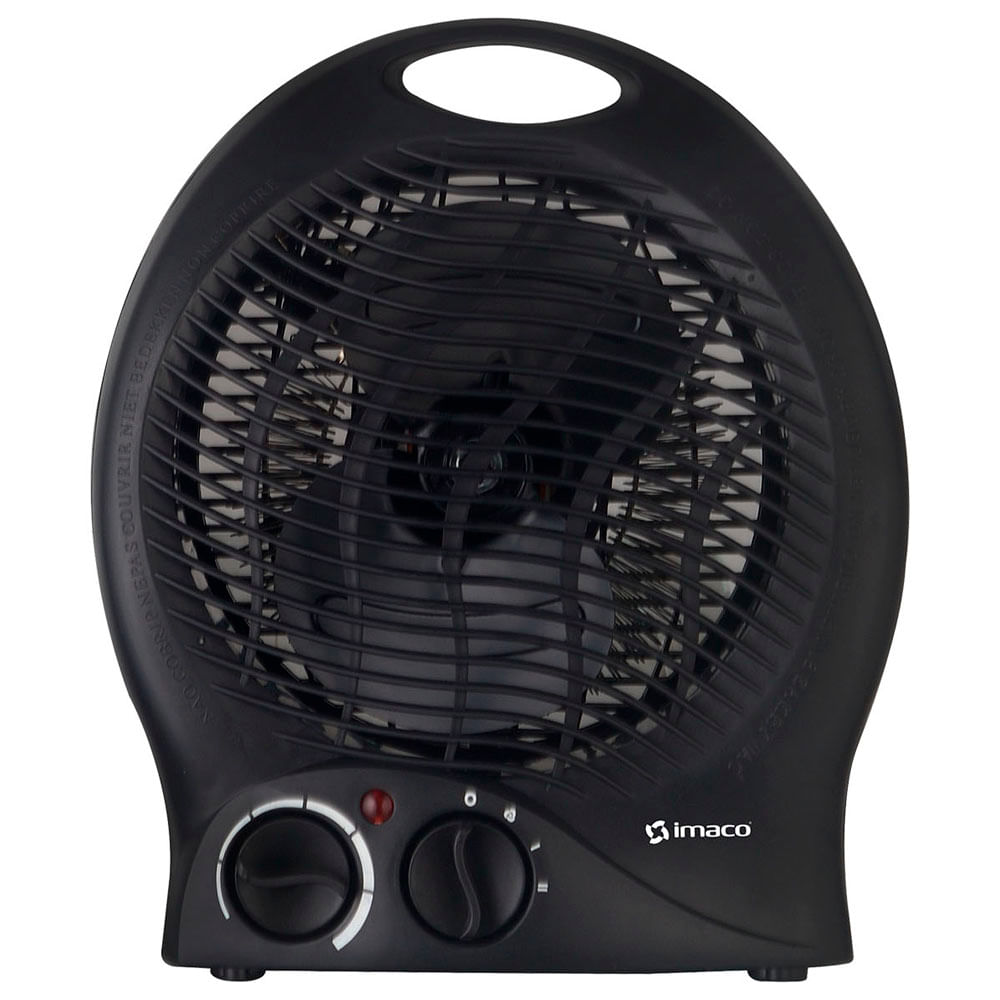 Termoventilador portátil Imaco, 2000w, 2 niveles de calentamiento, negro - NF15C