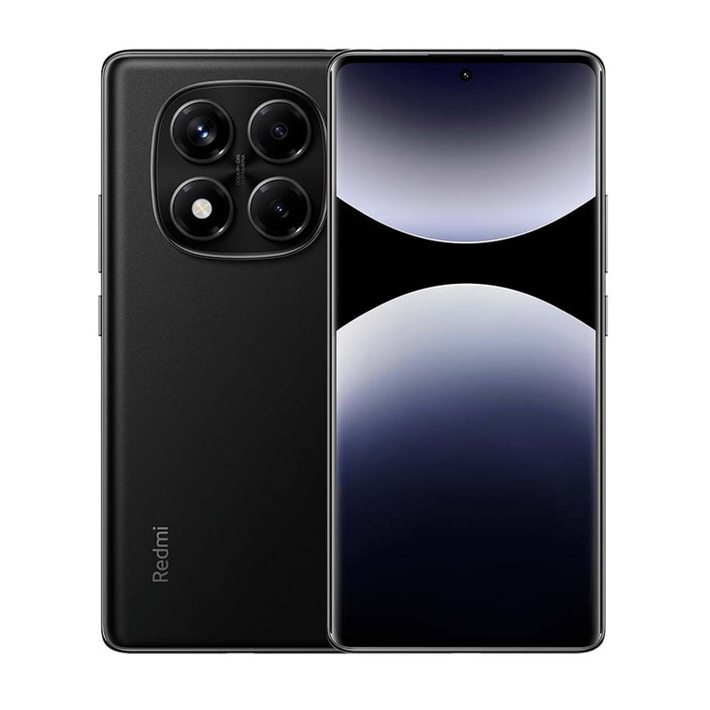 Celular Xiaomi Redmi Note 14 Pro 256GB, 8GB RAM, cámara principal 200MP + 8MP + 2MP, frontal 32MP, 6.67", negro