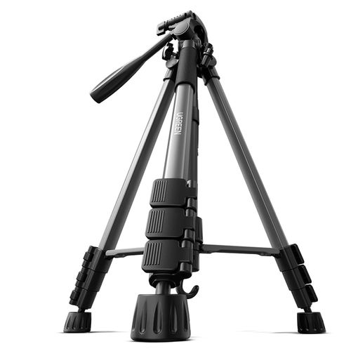 Tripode para cámara y celular, soporte profesional, Ugreen, soporta 5 kg, negro