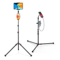 Soporte tripode dual 2 en 1, Ugreen, tablet, iPad, Smartphones, negro