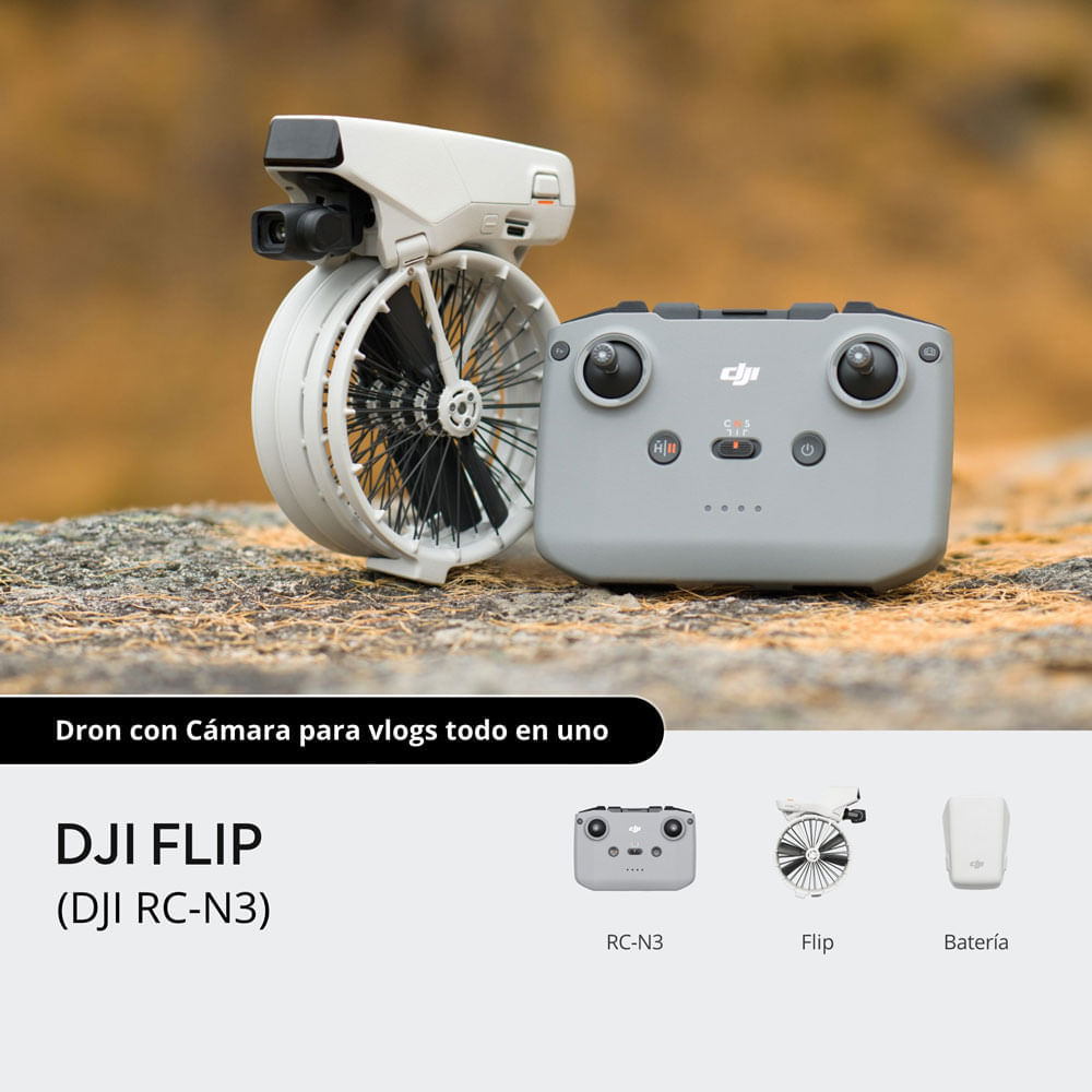 Imagen 2 del producto Drone DJI Flip (GL) (RC-N3) control remoto, grabación en 4K UHD, fotos de 48MP, tiempo de vuelo de 31 min
