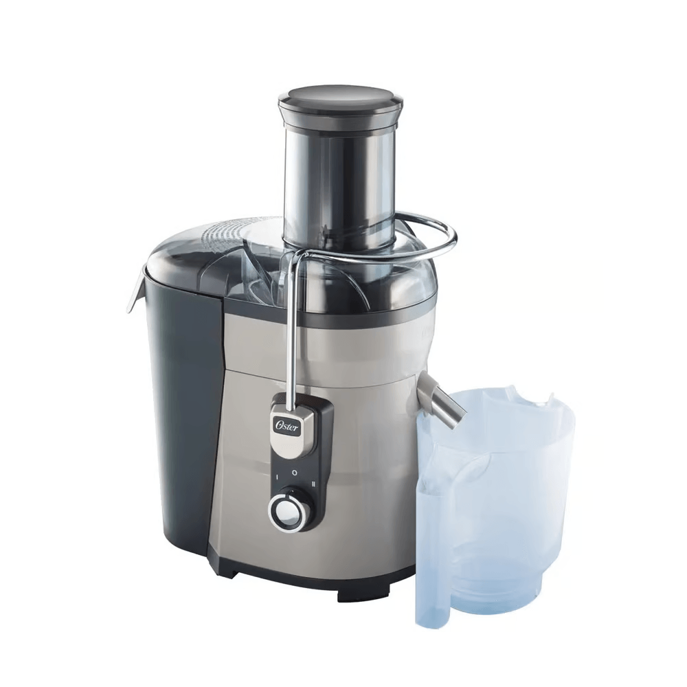 Extractor de jugo OSTER FPSTJE317S 600w, 1.75 litros, 2 velocidades, plateado