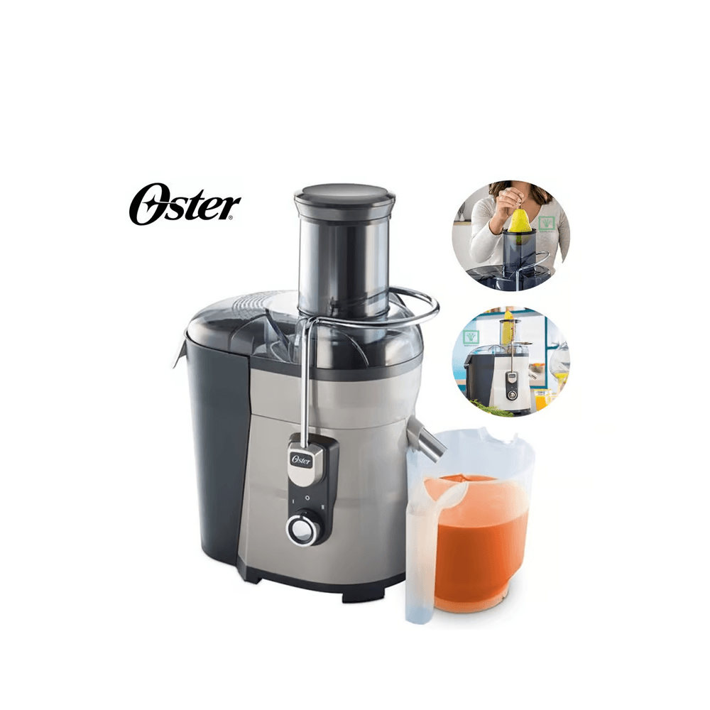 Imagen 2 del producto Extractor de jugo OSTER FPSTJE317S 600w, 1.75 litros, 2 velocidades, plateado