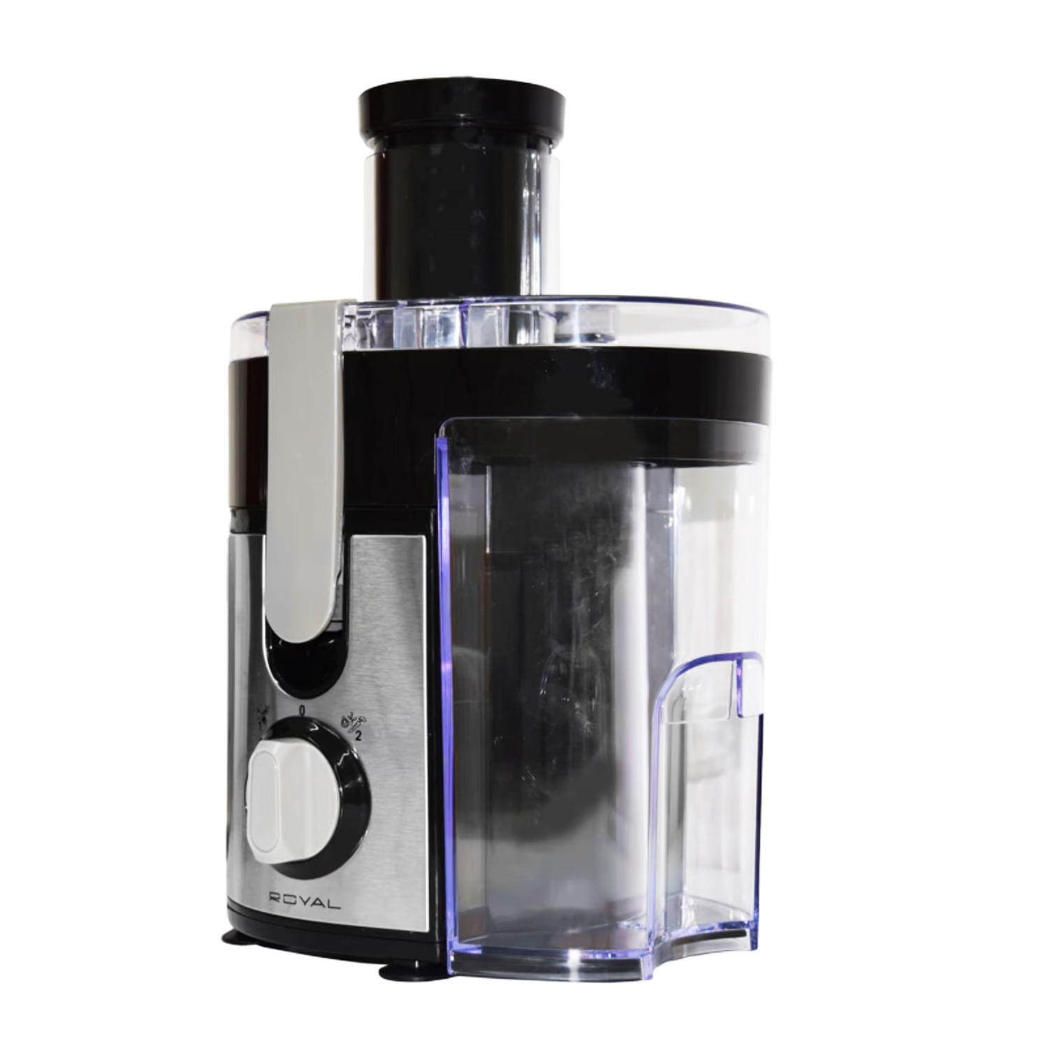 Imagen 2 del producto Extractor de jugo ROYAL RY-JE30 400w, 1 litro, 2 velocidades, acero inoxidable, plateado
