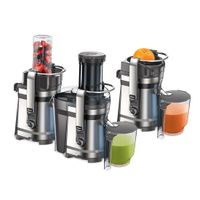 Extractor de jugo 3 en 1 OSTER FPSTJE318C 1000w, 1.25 litros, 2 velocidades, plateado