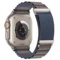 Correa Alpine Loop C-Hook Urvoi, nylon y acero inoxidable, para Apple Watch, azul gris