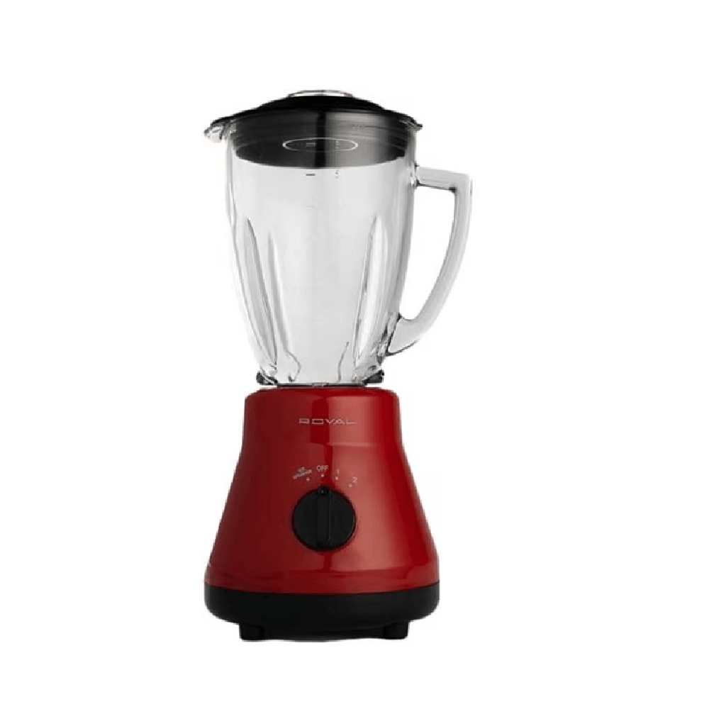 Imagen 2 del producto Licuadora picatodo Royal RY-822R 550w, 2 velocidades, vaso de vidrio 1.5 litros, rojo