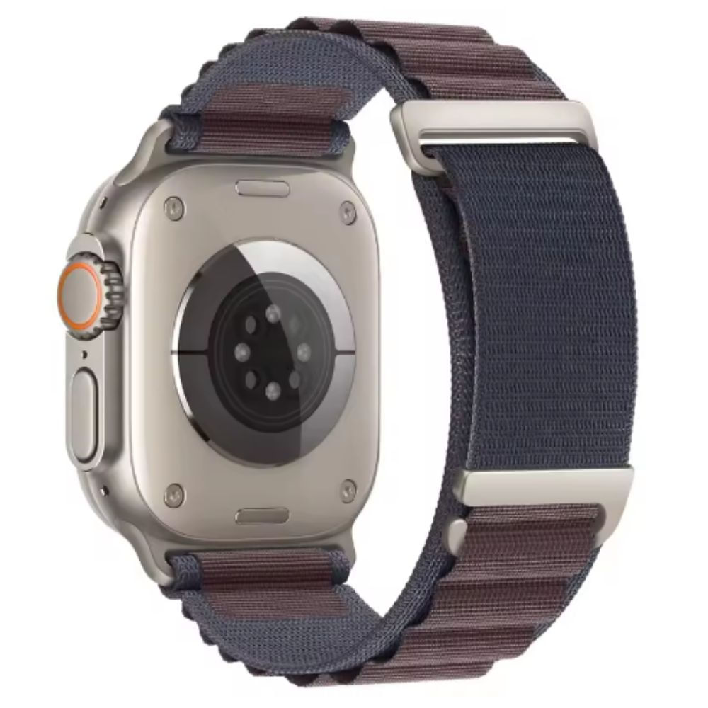 Imagen 1 del producto Correa Alpine Loop, C-Hook, Urvoi, de nylon, para Apple Watch 42/44/45/49mm y serie 10 46mm, índigo