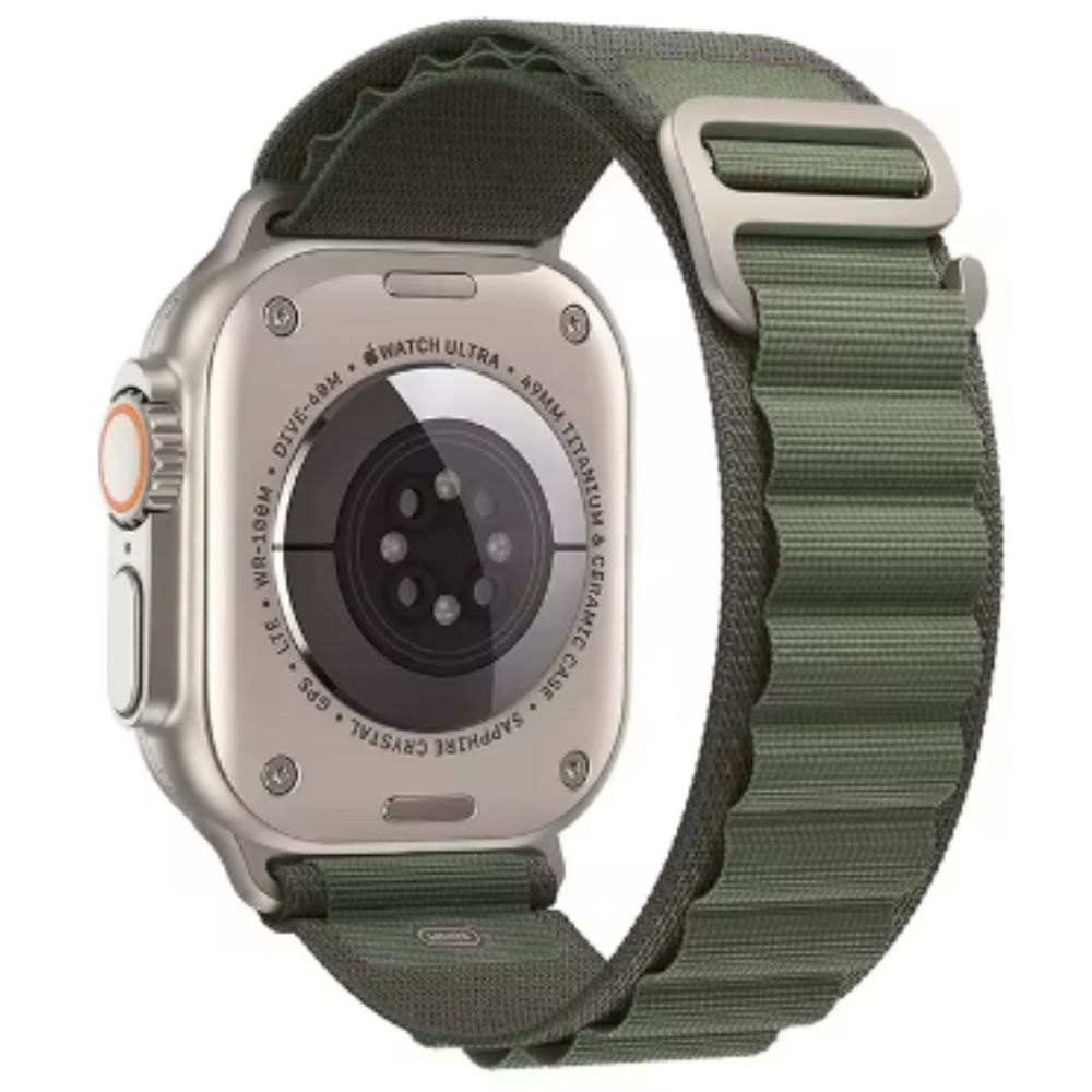Correa Alpine Loop OEM, para Apple Watch de 42/44/45/49mm, verde