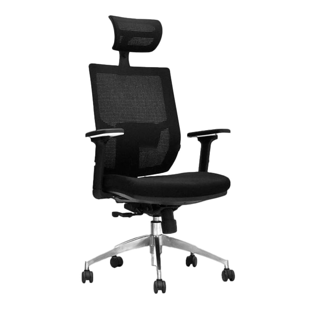 Silla de oficina ergonómica, Presidente Lims, 140 kg, reclinable, negro
