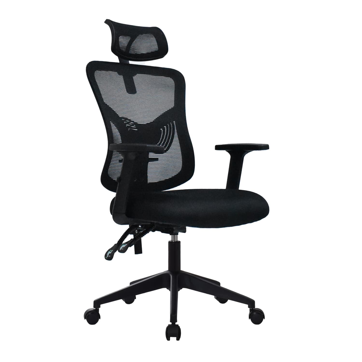 Imagen 1 del producto Silla de oficina ergonómica, Fone Ultra Presidente, máximo confort, adaptabilidad, negro