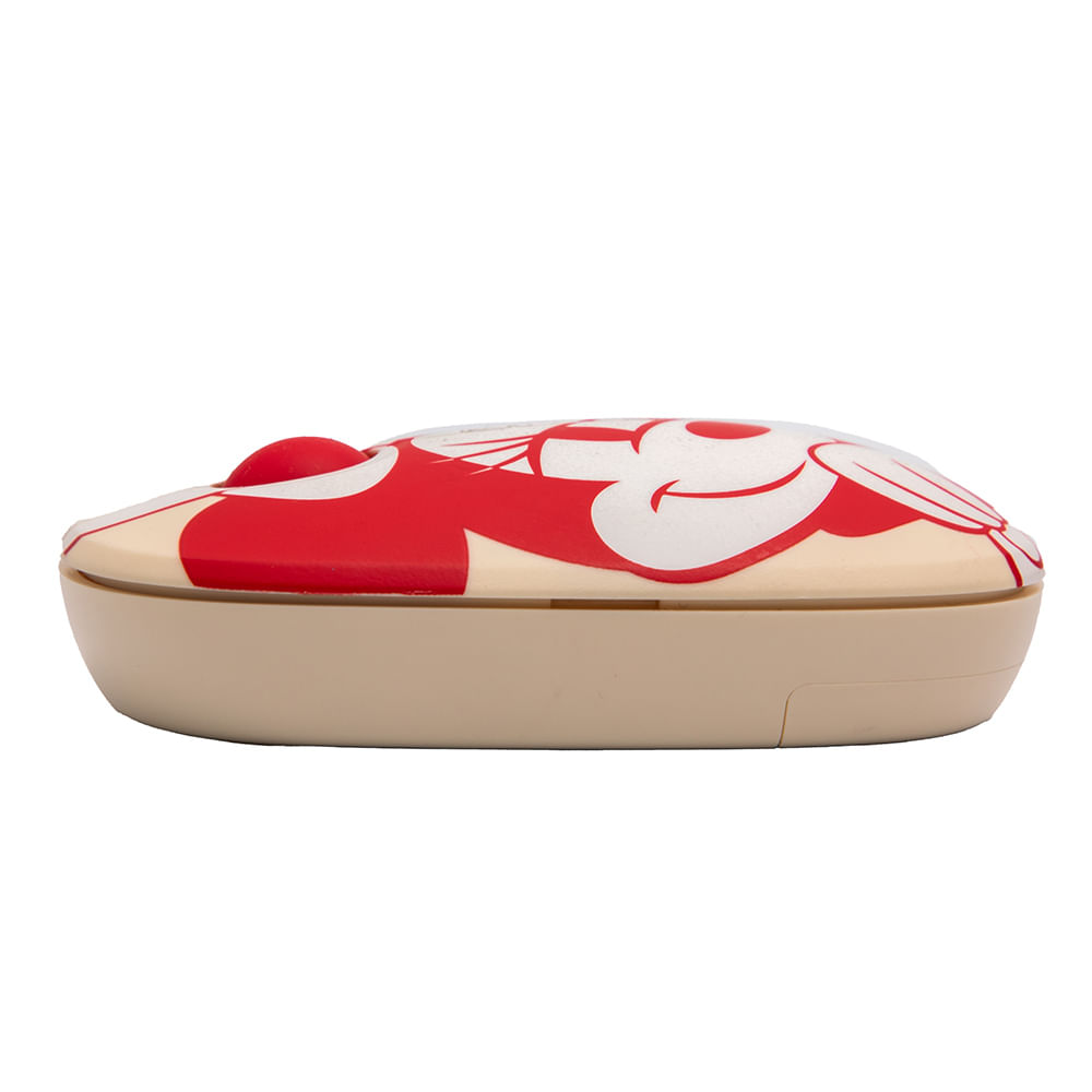 Imagen 2 del producto Mouse inalámbrico Disney Minnie Mouse silencioso, 3 botones, 1600 dpi, beige