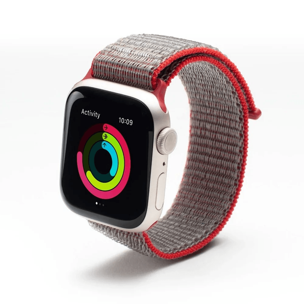 Correa deportiva Gear4 para Apple Watch 41/40/38mm, nylon ligero, transpirable, ajustable