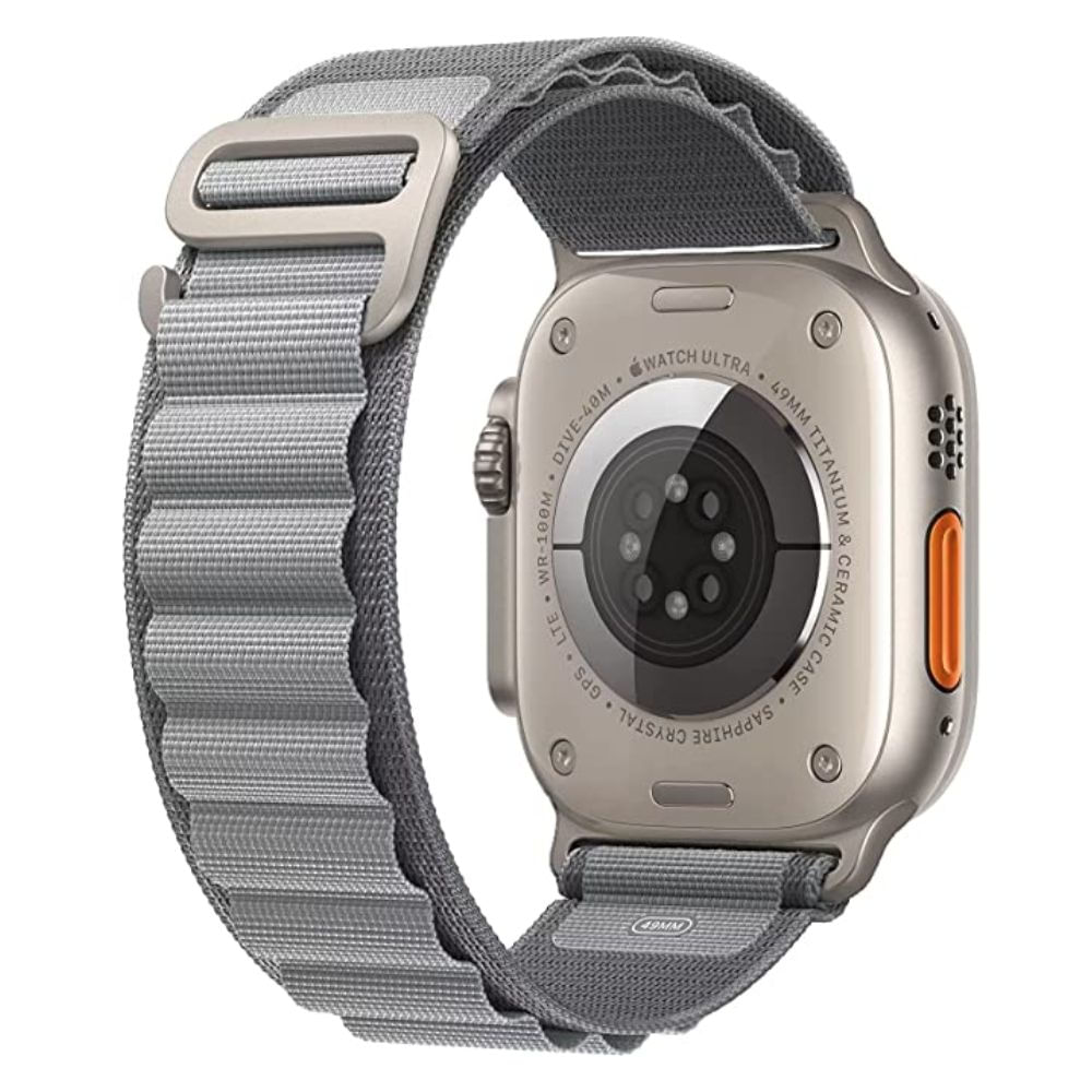 Correa Alpine Loop OEM para Apple Watch, 42/44/45/49 mm, gris