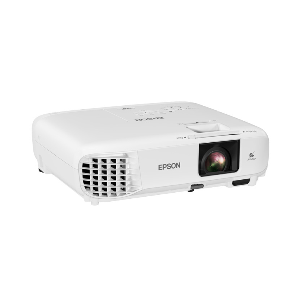 Proyector Epson PowerLite X49, 3600 lúmenes, conectividad HDMI, Wi-Fi opcional, blanco
