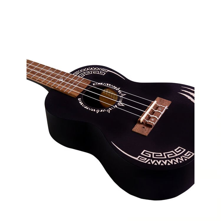 Imagen 2 del producto Ukelele concierto Panther, 18 trastes, cuerdas de nylon, negro