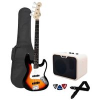 Pack: Bajo Vozzex Sunburst + amplificador 10W