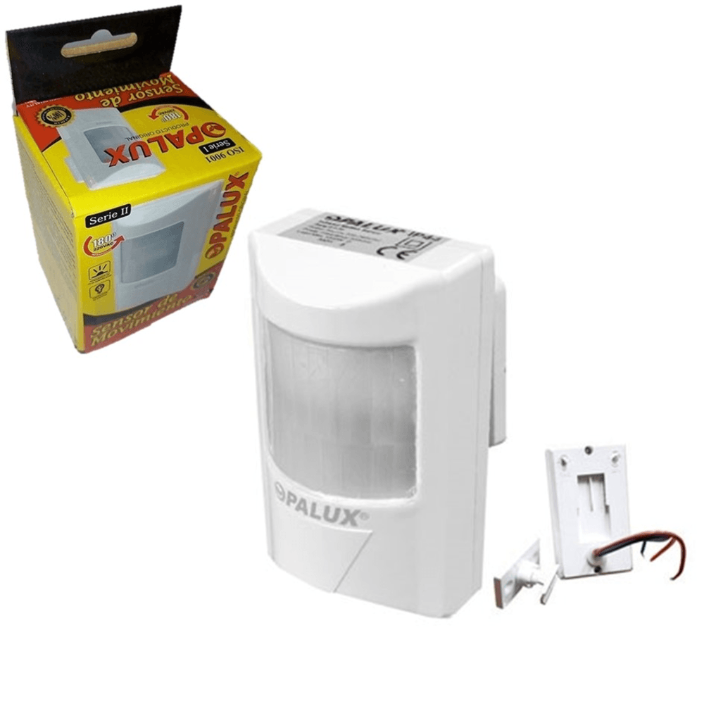 Imagen 2 del producto Sensor de movimiento 180° Opalux ST-38, detección de hasta 12 metros, ajustable, ahorro de energía
