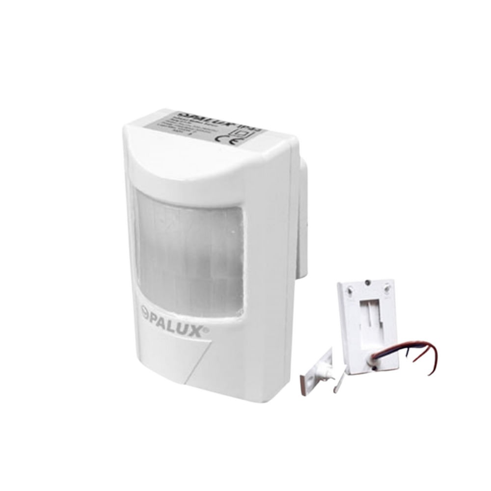 Sensor de movimiento 180° Opalux ST-38, detección de hasta 12 metros, ajustable, ahorro de energía