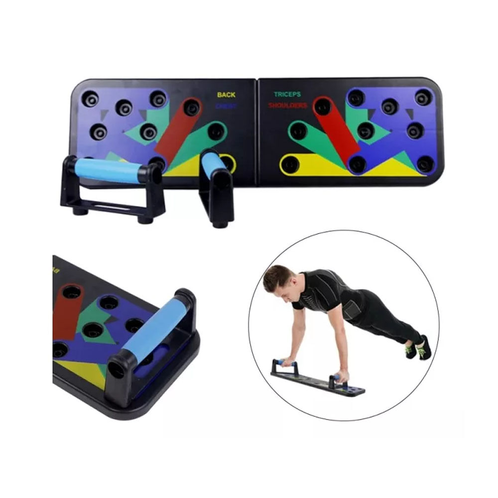 Imagen 2 del producto Tablero full flexiones de brazos, Push Up profesional, diseño inteligente, entrenamiento personalizado