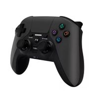 Control inalámbrico para PS4, bluetooth 4.2, vibración, diseño ergonómico, batería recargable, negro
