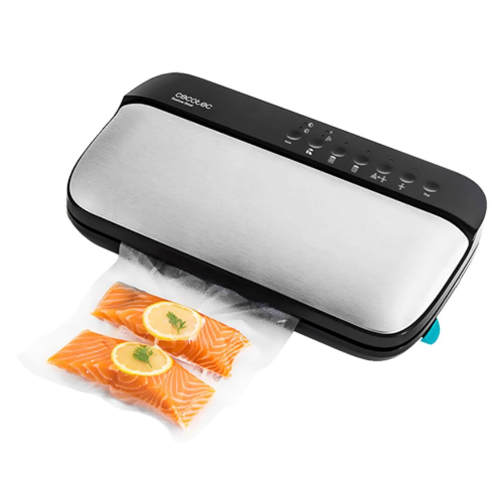 Envasadora al vacío Sealvac Steel 120w, indicadores luminosos, gris