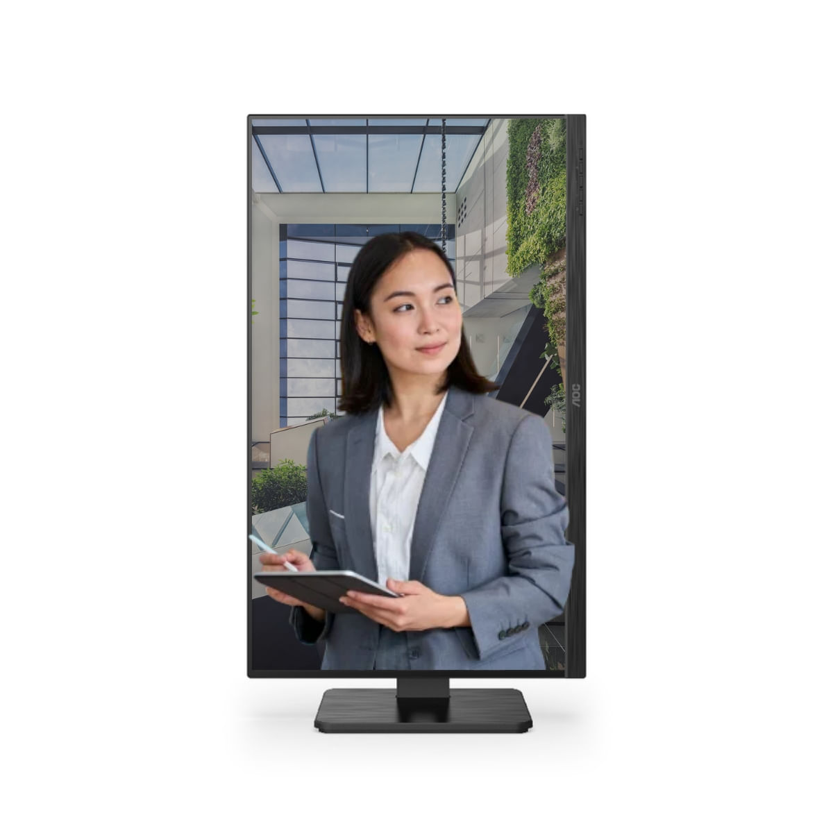 Imagen 2 del producto Monitor AOC 24P2U 23.8"", IPS, Full HD, 75 Hz, HDMI, DisplayPort, negro