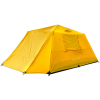 Carpa 3 estaciones, 8-10 personas, varillas de acero, amarillo