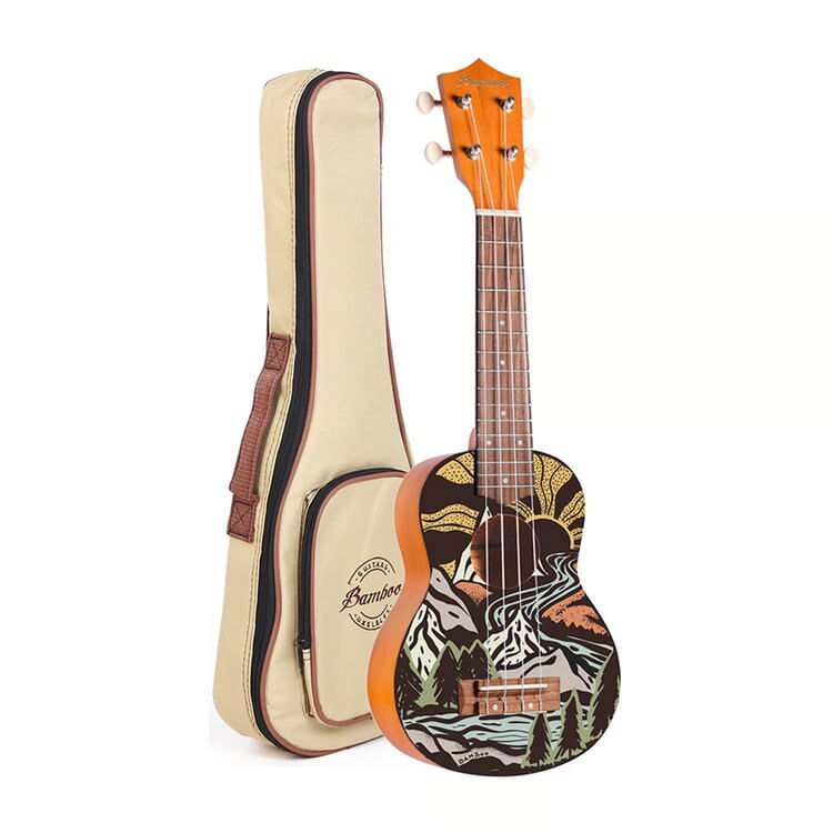 Ukelele Forest, concierto, nature line, marrón