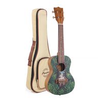 Ukelele  Waterfall, nature line, concierto, marrón