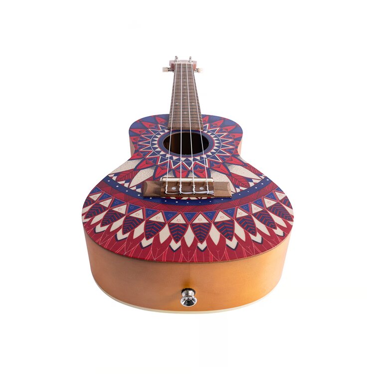 Imagen 2 del producto Ukelele concierto passion, sonido cálido, diseño colorido con cuerpo de linden