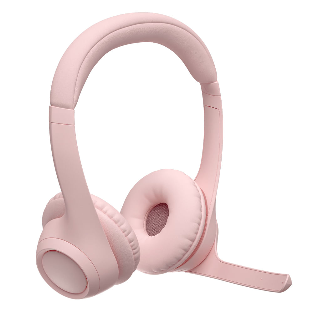 Imagen 2 del producto Audífonos inalámbrico Logitech Zone 300 conexión bluetooth, hasta 16 horas de batería, rosado