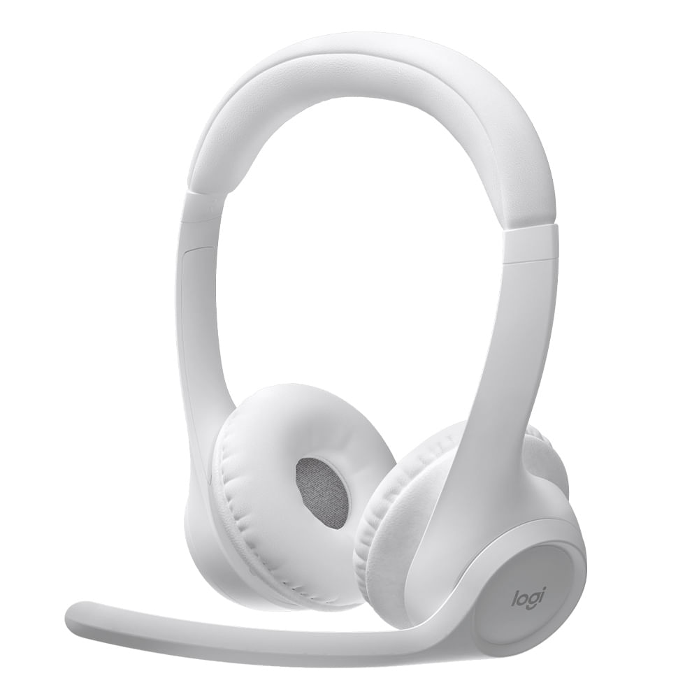 Audífonos inalámbrico Logitech Zone 300 conexión bluetooth, hasta 16 horas de batería, blanco