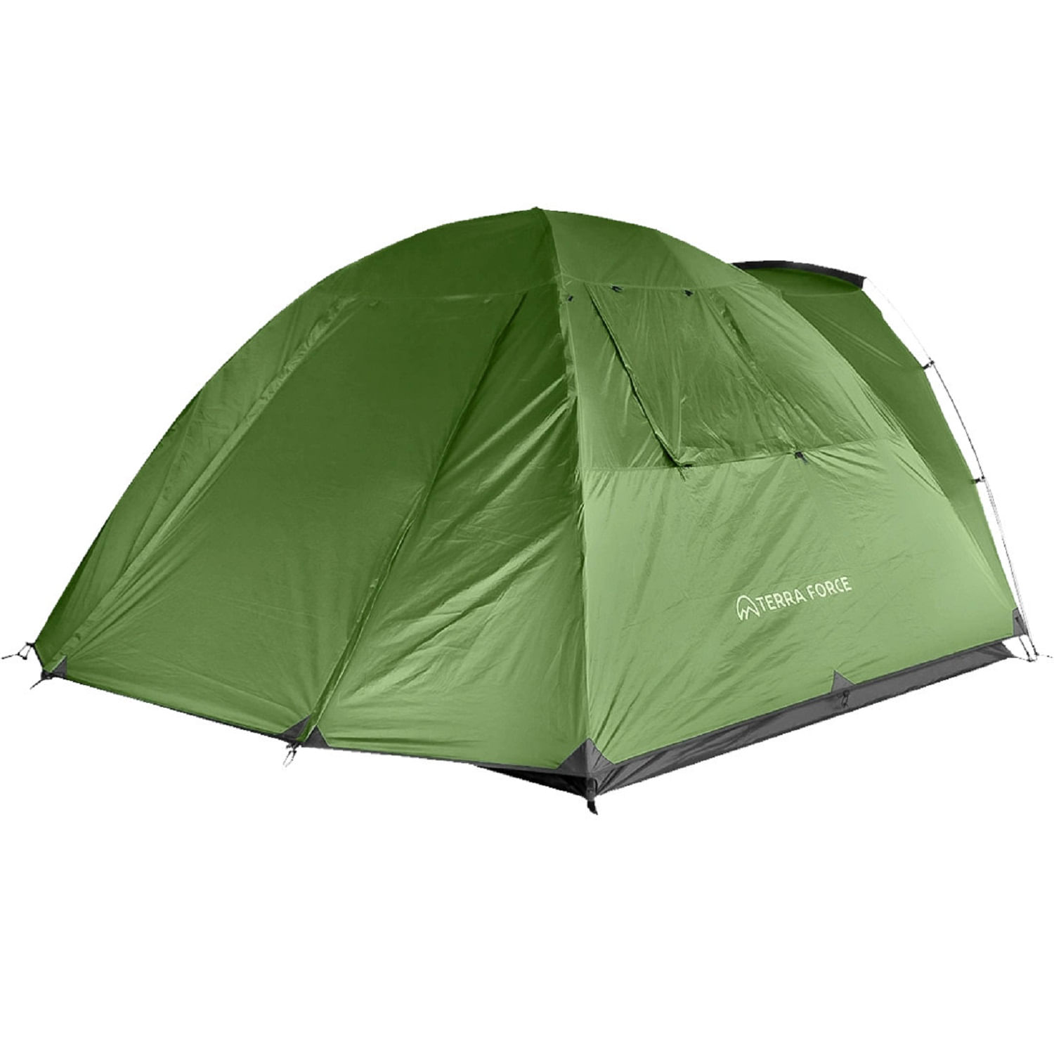 Imagen 2 del producto Carpa 3 estaciones, 6 personas, sistema de cierra de cremallera, verde