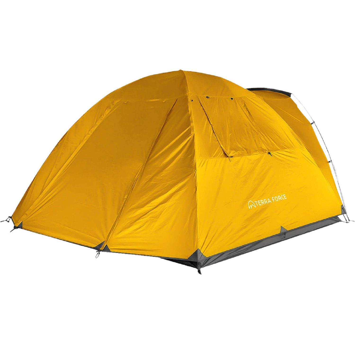 Imagen 2 del producto Carpa 3 estaciones, 6 personas, manual, piso Oxford, amarillo
