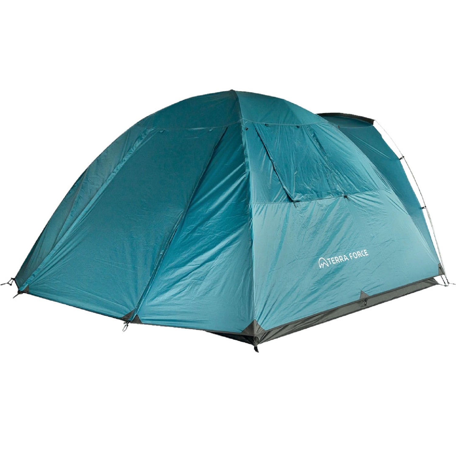 Imagen 2 del producto Carpa 3 estaciones, 6 personas, varillas de fibra de vidrio, azul