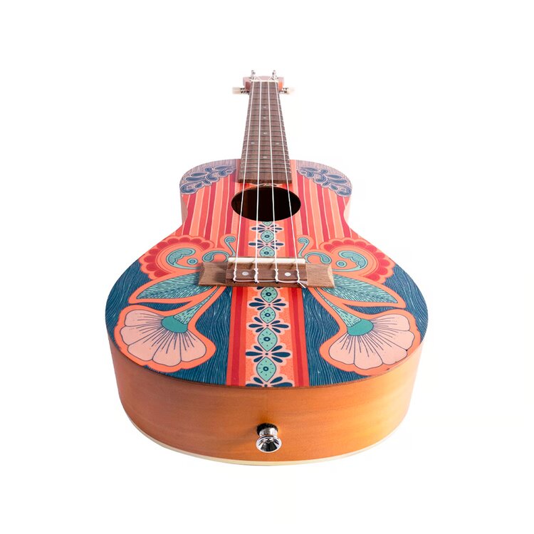 Imagen 2 del producto Ukelele concierto vint: cuerpo de linden, mástil de okoume, sonido cálido para principiantes