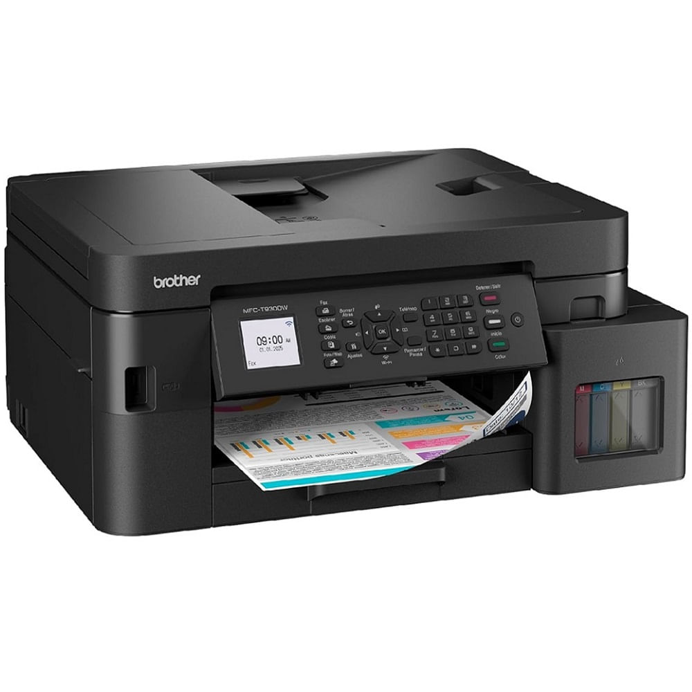 Imagen 2 del producto Impresora multifuncional Brother MFC-T930DW, inyección de tinta, inalámbrica, Wi-Fi, con tanques recargables