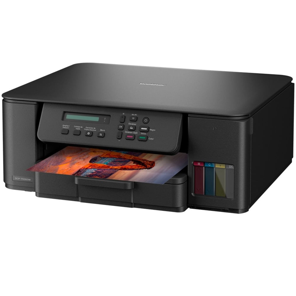 Imagen 2 del producto Impresora multifuncional Brother DCP-T530DW, inyección de tinta, inalámbrica, Wi-Fi, con tanques recargables