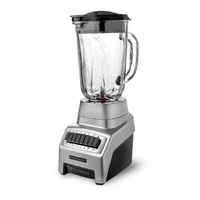 Licuadora Black & Decker BL1140MS 700w, 12 velocidades + pulso, vaso de 1.5 litros, gris
