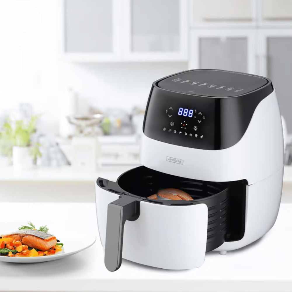 Imagen 2 del producto Freidora de aire digital, 4.5 litros, WHITELINE DH-202B, 1500W, blanco