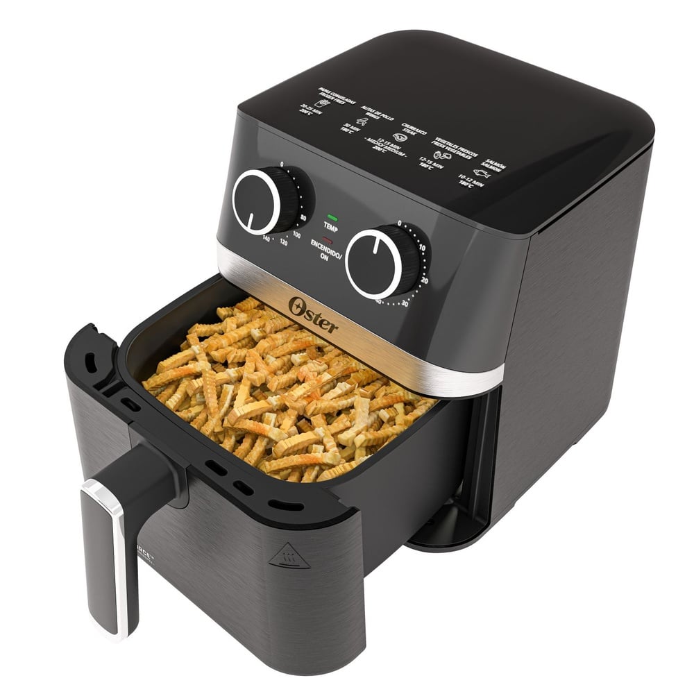 Imagen 1 del producto Freidora de aire Oster Diamondforce CKSTAF401MDF 1260w, 4 litros, panel manual, negro