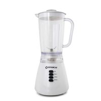 Licuadora Imaco BL4125VB 500w, vaso de vidrio 1.5 litros, fácil limpieza, blanco