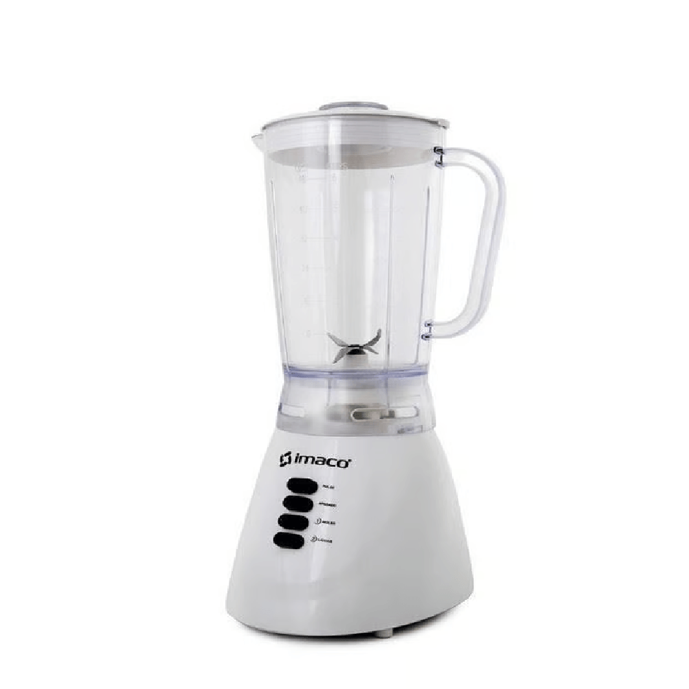 Imagen 2 del producto Licuadora Imaco BL4125VB 500w, vaso de vidrio 1.5 litros, fácil limpieza, blanco