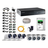 Cámaras seguridad kit 8 Hikvision full hd 1080p + disco 2TB completo - WS-KT08-FH-B068