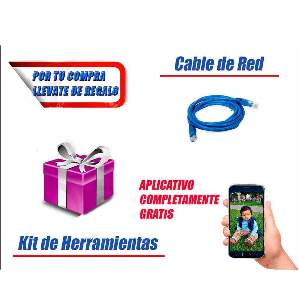 Imagen 2 del producto Cámaras seguridad kit 7 Hikvision hd 720p + disco 1TB completo P2P