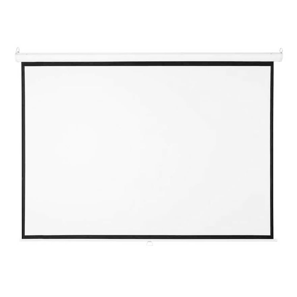 Ecran manual retráctil Evox, pantalla para proyector, 150", blanco mate